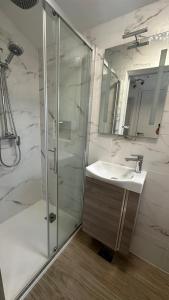 Kúpeľňa v ubytovaní Apartments Anica