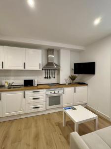 Η κουζίνα ή μικρή κουζίνα στο Apartamentos La Hormiga Deluxe