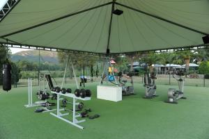 The fitness centre and/or fitness facilities at Hotel dei Coralli