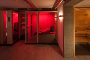 Voodi või voodid majutusasutuse Alpenrelax Krepperhütte toas