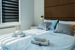 Posteľ alebo postele v izbe v ubytovaní Studio Apartment Baltazar Zagreb centre