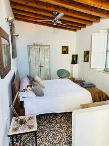 Postel nebo postele na pokoji v ubytování Spacious Private Vejer Patio Home