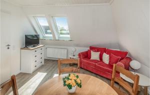 Χώρος καθιστικού στο 1 Bedroom Cozy Apartment In Niebüll +8 φωτογραφίες