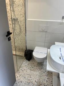Koupelna v ubytování Hotel Selena Boutique