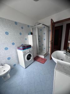 Koupelna v ubytování Casa ex bar Fiolet