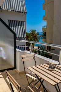 Balkón nebo terasa v ubytování Meraki Hotel
