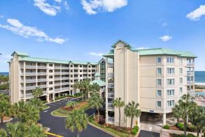 Bygningen som feriehuset ligger i