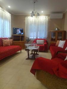 Posezení v ubytování kaite house