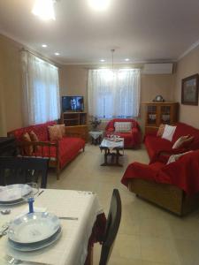 Posezení v ubytování kaite house