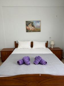 Ένα ή περισσότερα κρεβάτια σε δωμάτιο στο Vila Rapo