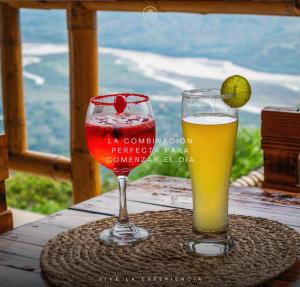 Nápoje v ubytování Glamping Mirador Santa Fe-Sopetran