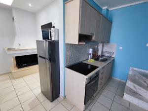 Kuchyň nebo kuchyňský kout v ubytování Seaside house