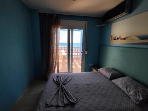 Postel nebo postele na pokoji v ubytování Seaside house
