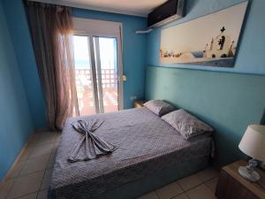 Postel nebo postele na pokoji v ubytování Seaside house