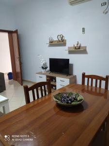 TV a/nebo společenská místnost v ubytování Apartments fatmir