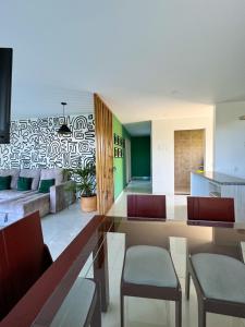 Posezení v ubytování Penthouse + Jacuzzi privado en Anapoima.