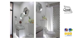 Phòng tắm tại Depa Quevedo - Trendy Revamped Flat - Exceptional Spot in Bogotá's Historic Colonial Square - Candelaria +37 ảnh