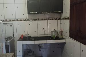 Kuchyň nebo kuchyňský kout v ubytování Chácara com chalé
