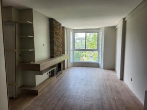 Ένα ή περισσότερα κρεβάτια σε δωμάτιο στο Aconchegante Apto no Serra Class