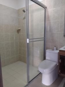 Koupelna v ubytování Hotel villa J Leticia