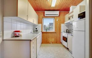 Kuchyň nebo kuchyňský kout v ubytování Gorgeous Home In Harboøre With Wifi