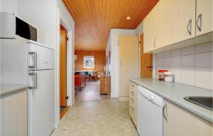 Kuchyň nebo kuchyňský kout v ubytování Gorgeous Home In Harboøre With Wifi