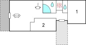 Půdorys ubytování Apartment Nordre Strandvej Ii
