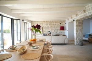 Χώρος καθιστικού στο Villa Drobni Pijesak