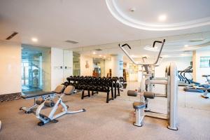 Fitness centrum a/nebo fitness zařízení v ubytování Muong Thanh Grand Hanoi Hotel