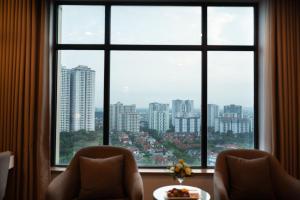 Posezení v ubytování Muong Thanh Grand Hanoi Hotel