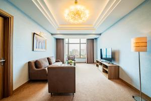 Posezení v ubytování Muong Thanh Grand Hanoi Hotel