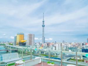 東京的景觀或從飯店拍的城市景觀