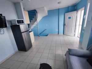 TV a/nebo společenská místnost v ubytování Seaside house