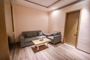 Posezení v ubytování Frankincense Hotel Muscat فندق اللبان مسقط
