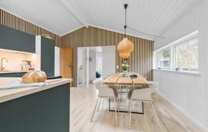 Η κουζίνα ή μικρή κουζίνα στο Amazing Home In Ebeltoft With Wifi