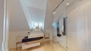 Et badeværelse på Landhaus Strandhafer HT 2