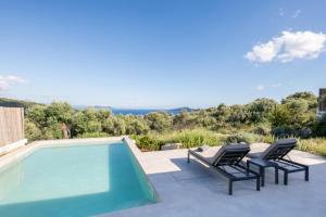 Kolam renang di atau dekat dengan Mesogi Villas, brand new modern, stylish villas, private pool, seaviews