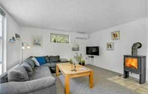 Μια τηλεόραση ή/και κέντρο ψυχαγωγίας στο Holiday Home Bjergbovej Blåvand Xi