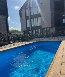 Swimmingpoolen hos eller tæt på Monciskes Apartment Seaside