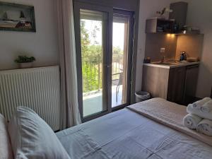 Voodi või voodid majutusasutuse Vivere studios toas