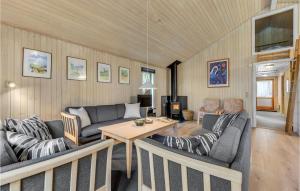 TV a/nebo společenská místnost v ubytování Holiday Home Harresbæk Sydals V