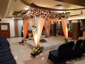 Area soggiorno di Hotel Pushpak