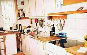 Kuchyň nebo kuchyňský kout v ubytování Stunning Home In Nora With Sauna