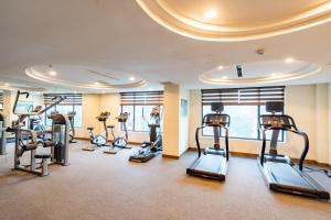Fitness centrum a/nebo fitness zařízení v ubytování Muong Thanh Grand Hanoi Hotel