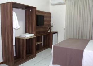 Postel nebo postele na pokoji v ubytování Hotel del Príncipe