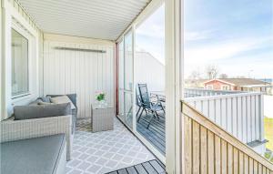 Balkón nebo terasa v ubytování 1 Bedroom Amazing Home In Köpingsvik