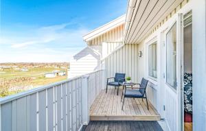 Balkón nebo terasa v ubytování 1 Bedroom Amazing Home In Köpingsvik