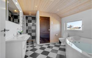Koupelna v ubytování Holiday Home Alkajavej