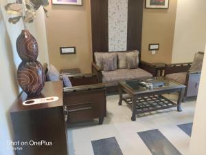 Area soggiorno di Hotel Pushpak