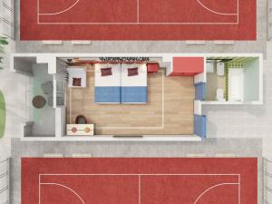 Kuchyň nebo kuchyňský kout v ubytování Hotel Magic Sports 4
